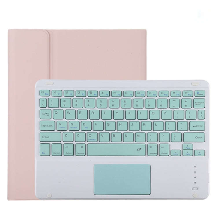 TG11BC Detachable Bluetooth Green Keyboard Microfiber Leather Tablet Case for iPad Pro 11 inch (2...
