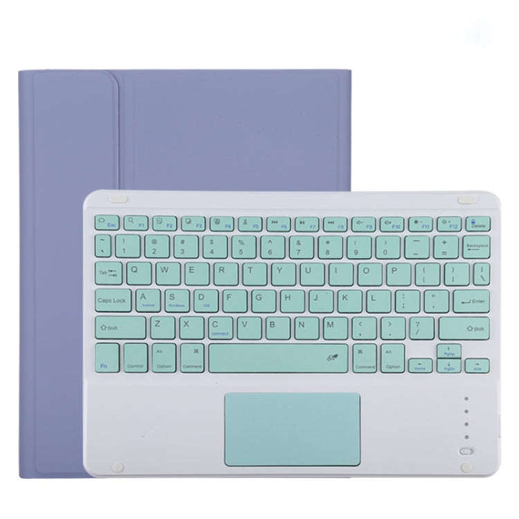 TG11BC Detachable Bluetooth Green Keyboard Microfiber Leather Tablet Case for iPad Pro 11 inch (2...