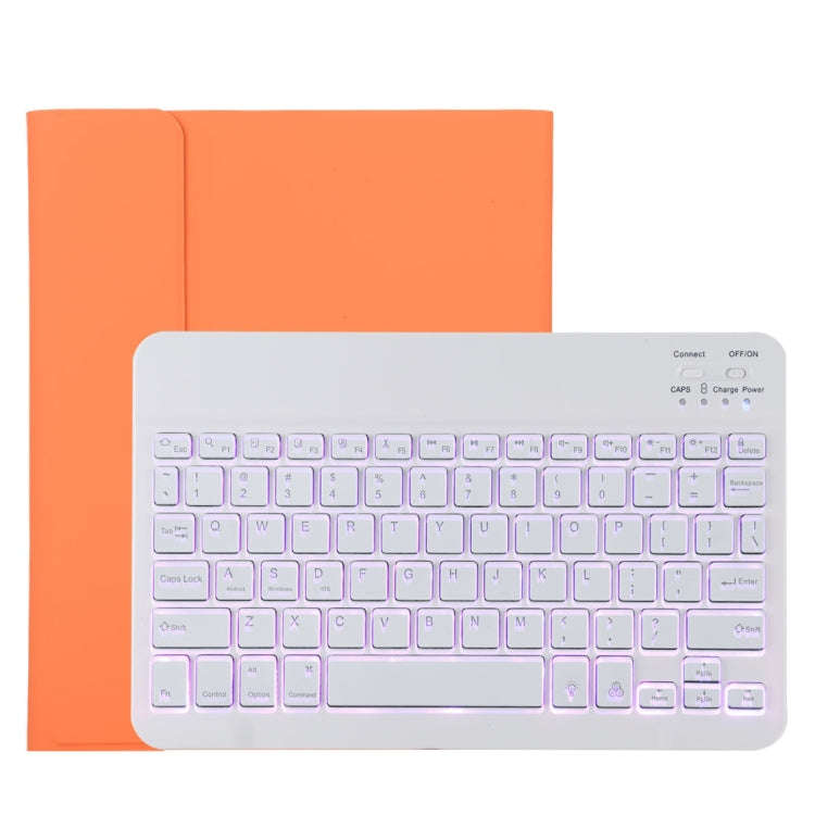 TG11BS Detachable Bluetooth White Keyboard Microfiber Leather Tablet Case for iPad Pro 11 inch (2...