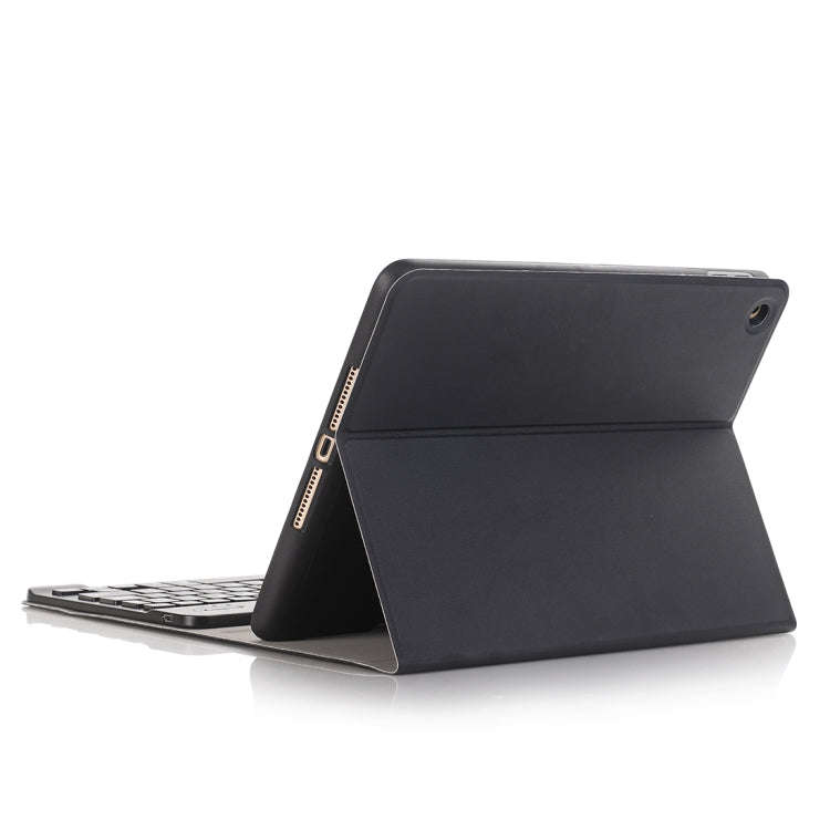 A102B For iPad 10.2 inch 2019 Ultra-thin Detachable Bluetooth Keyboard Leather Tablet Case with S...