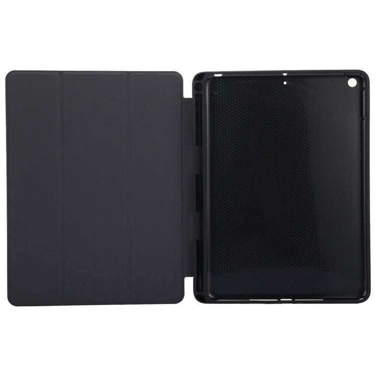 Cloth Texture Pattern Horizontal Flip Leather Case for iPad Pro 10.5 inch ,with Three-folding Hol...