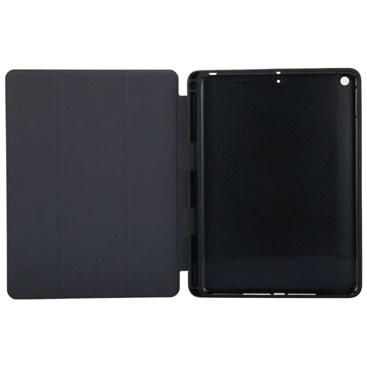 Cloth Texture Pattern Horizontal Flip Leather Case for iPad Pro 10.5 inch ,with Three-folding Hol...