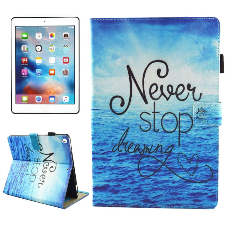 For iPad Pro 10.5 inch Raindrop Pattern Horizontal Flip Leather Protective Case with Holder & Car...