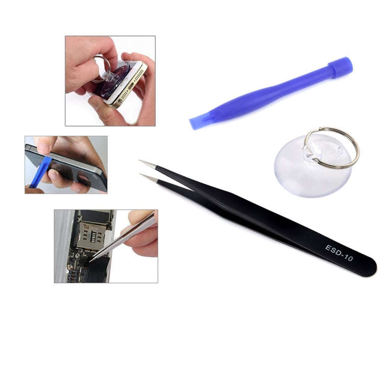 JIAFA JF-8165 6 in 1 Battery Repair Tool Set for iPhone SE & 5s & 5c & 5