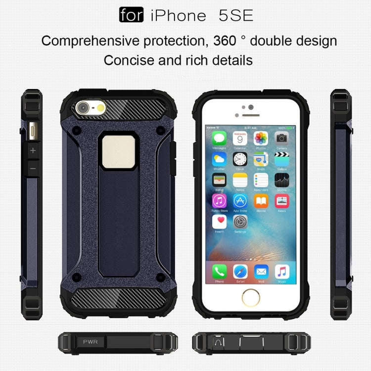 Tough Armor TPU + PC Combination Case for iPhone SE & 5 & 5s