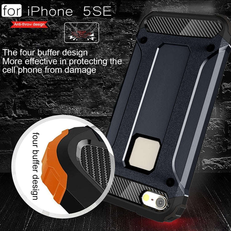 Tough Armor TPU + PC Combination Case for iPhone SE & 5 & 5s