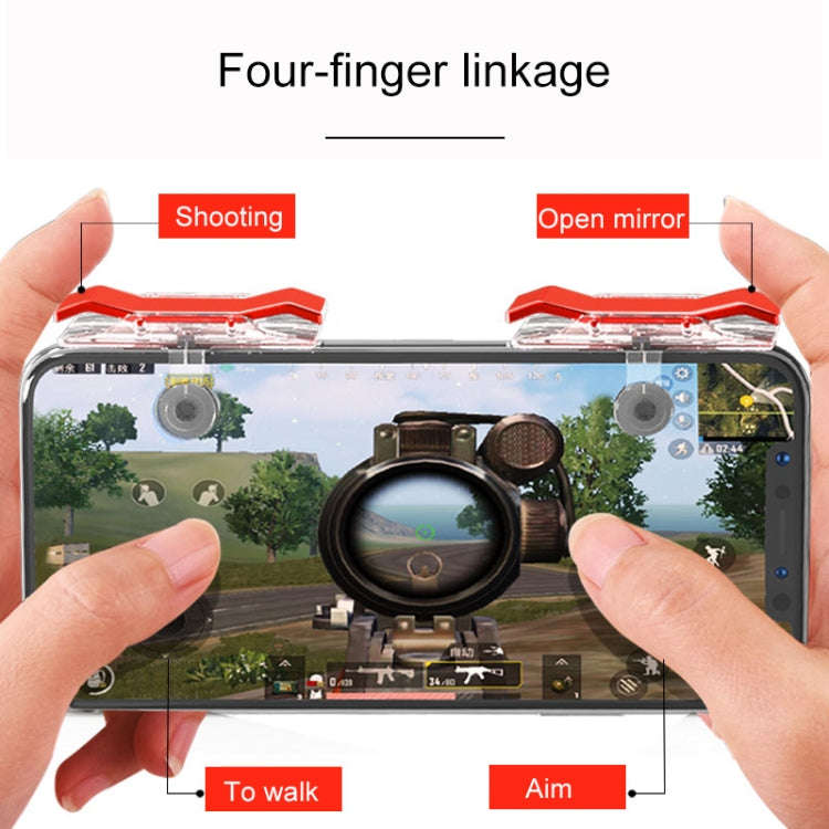 E9 Electroplating Design Press Eat Chicken Mobile Phone Trigger Shooting Controller Button Handle...