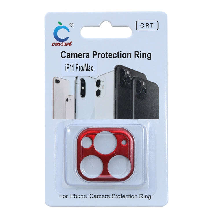 Aluminum Alloy Camera Lens Protector for iPhone 11 Pro / 11 Pro Max, For iPhone 11 Pro (Red), For...