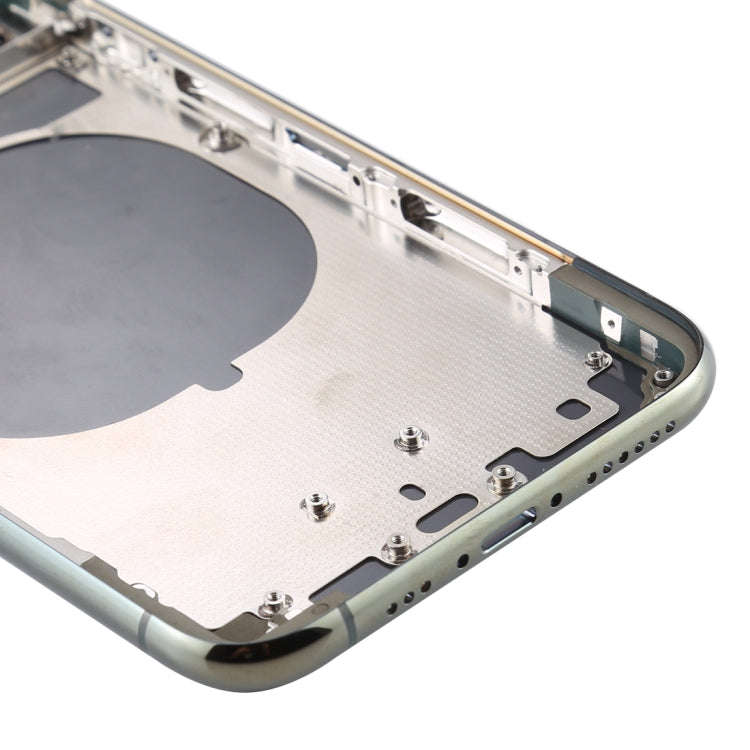 Back Housing Cover with SIM Card Tray & Side keys & Camera Lens for iPhone 11 Pro Max, For iPhone...