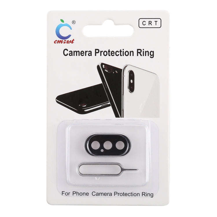 Rear Camera Lens Protection Ring Cover with Tray Eject Tool Needle For iPhone XS Max, iPhone XS Max