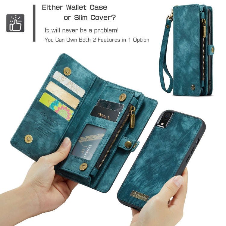 For iPhone XR CaseMe Detachable Multifunctional Horizontal Flip Leather Case with Card Slot & Hol...