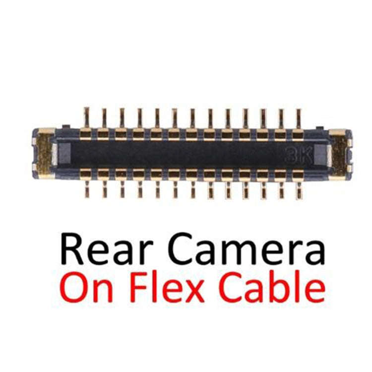 Rear Back Camera FPC Connector On Flex Cable for iPhone XS, For iPhone XS