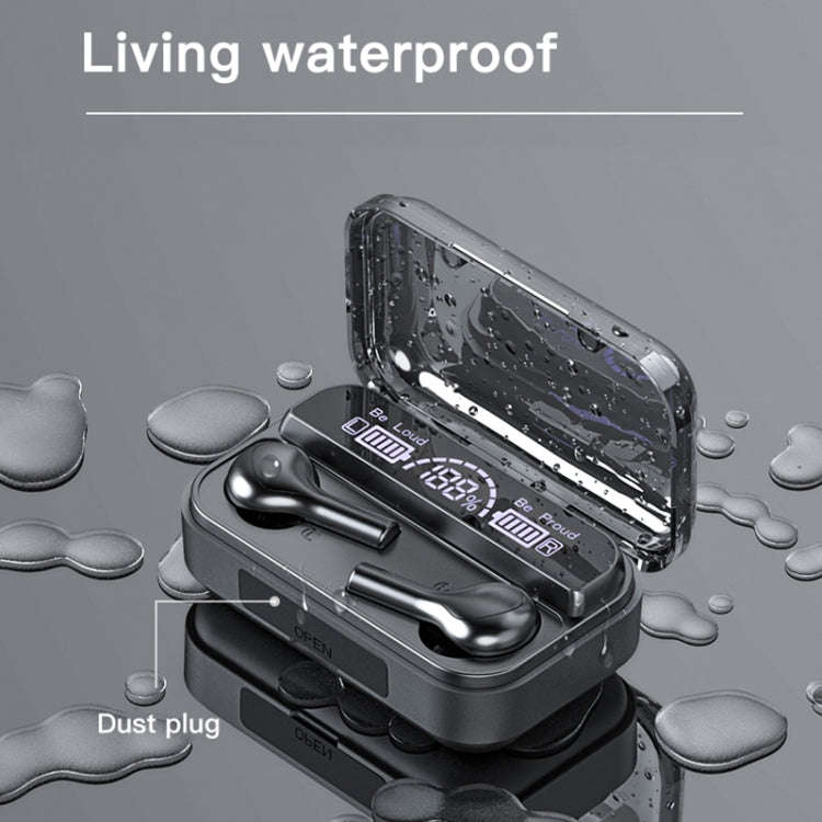 278 TWS External Noise Cancelling Touch Bluetooth Earphone with Charging Box, Support LED Power D...