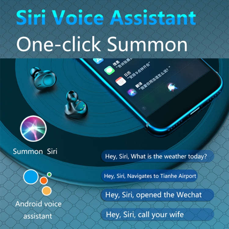 A13 TWS CVC8.0 and DSP Dual Noise Cancelling Touch Bluetooth Earphone with Charging Box, Support ...
