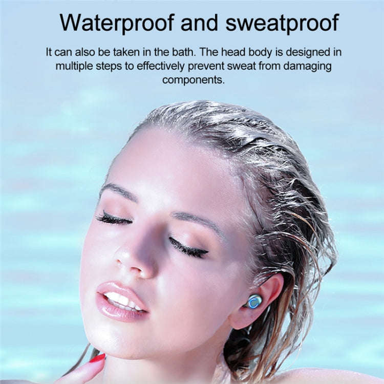F9-9 TWS CVC8.0 Noise Cancelling Bluetooth Earphone with Charging Box, Support Touch Lighting Eff...