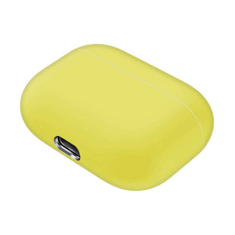 For AirPods Pro Solid Color Silicone Earphone Protective Case, Yellow, Pink, Grey, Light Purple, ...