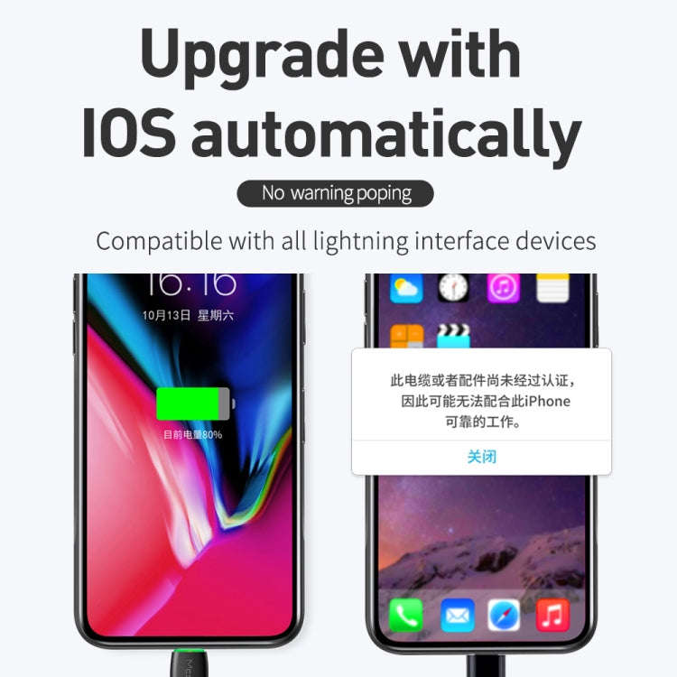 Mcdodo CA-6361 Flying Fish Series 8 Pin to USB LED Cable, Length: 1.2m