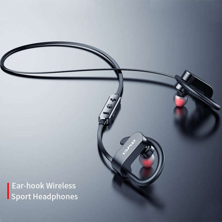 awei WT50 IPX4 Waterproof Ear-mounted Wireless Bluetooth Earphone with Microphone, WT50