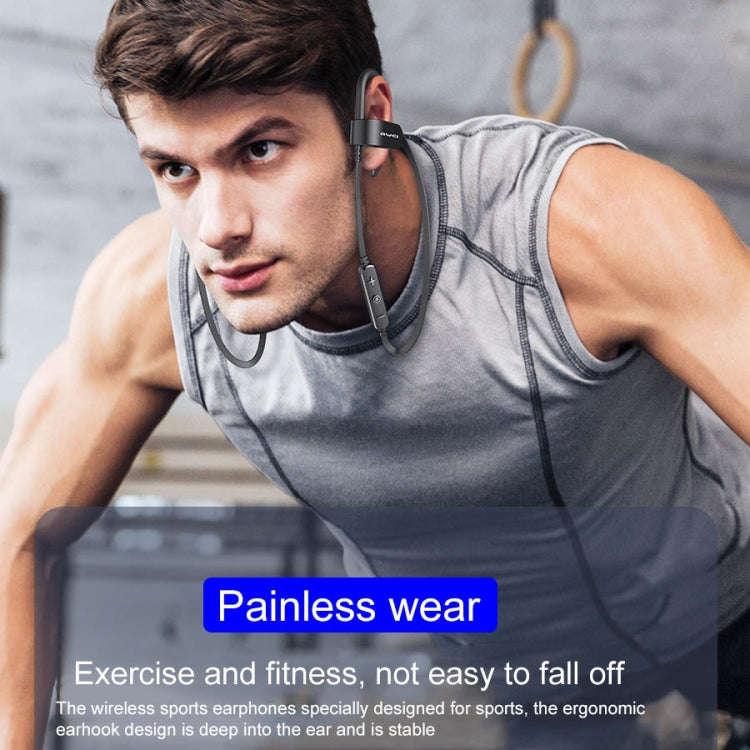 awei WT50 IPX4 Waterproof Ear-mounted Wireless Bluetooth Earphone with Microphone, WT50