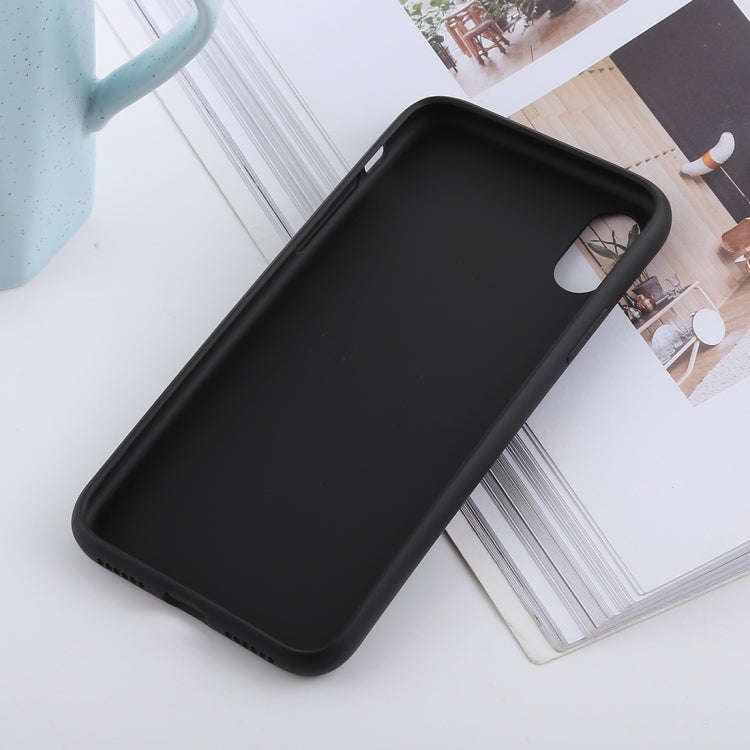 For iPhone X / XS Shockproof Solid Color Liquid Silicone Feel TPU Case, iPhone XS / X
