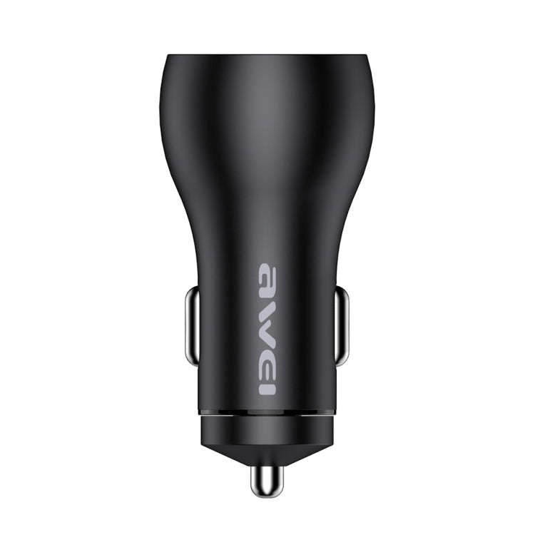 awei C-822 18W PD 8 Pin + 18W QC 3.0 USB Interface Car Charger, C-822
