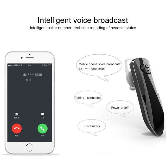 J10 Bluetooth 4.1 Universal Mini Wireless Sport Vehicle Stereo Music Bluetooth Headset