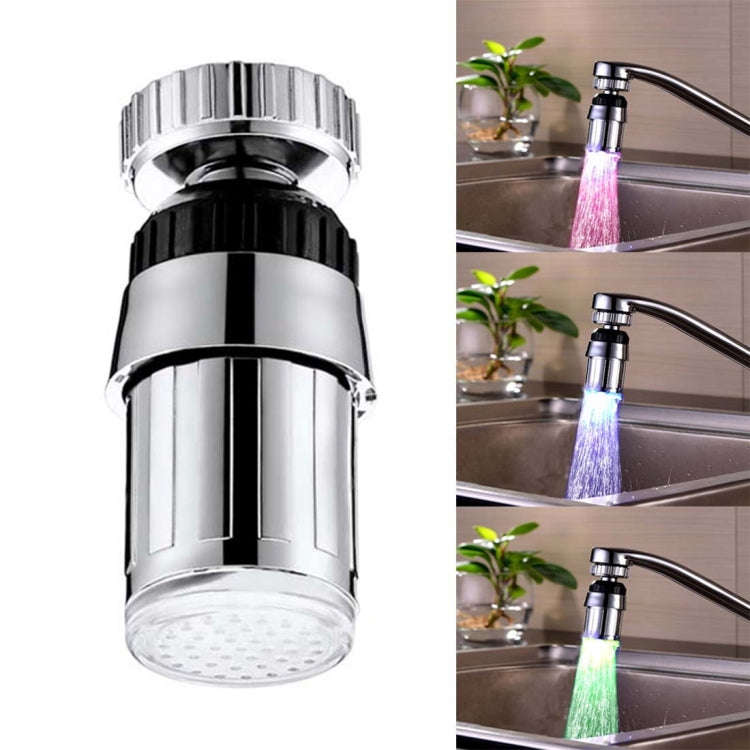 SDF-B6 1 LED ABS Temperature Sensor 3-color LED Faucet Light Water Glow Shower, Size: 58 x 24mm, ...