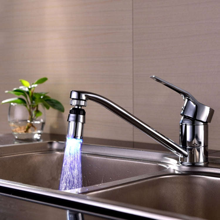 SDF-B6 1 LED ABS Temperature Sensor 3-color LED Faucet Light Water Glow Shower, Size: 58 x 24mm, ...