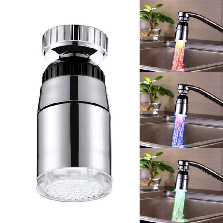 SDF-B9 1 LED ABS Temperature Sensor 3-color LED Faucet Light Water Glow Shower, Size: 58 x 28mm, ...