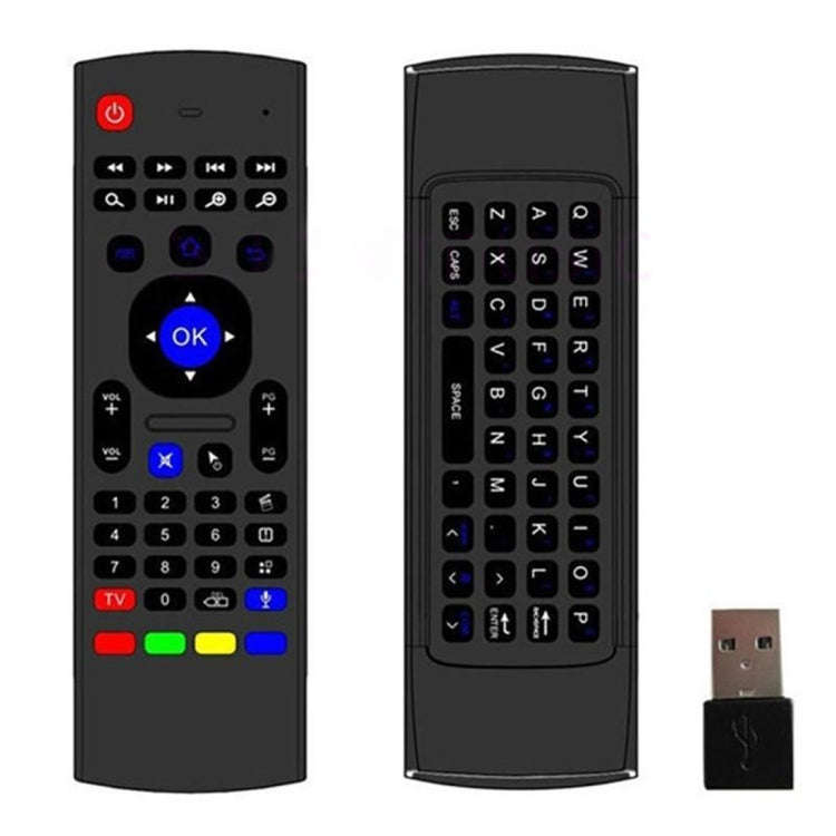 MX3-M Air Mouse Wireless 2.4G Remote Control Keyboard with Microphone for Android TV Box / Mini P...