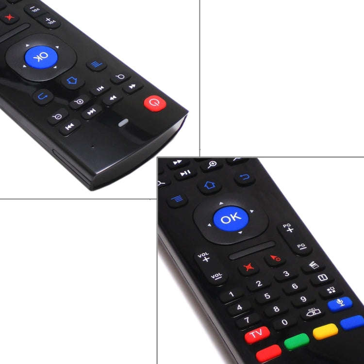 MX3-M Air Mouse Wireless 2.4G Remote Control Keyboard with Microphone for Android TV Box / Mini P...