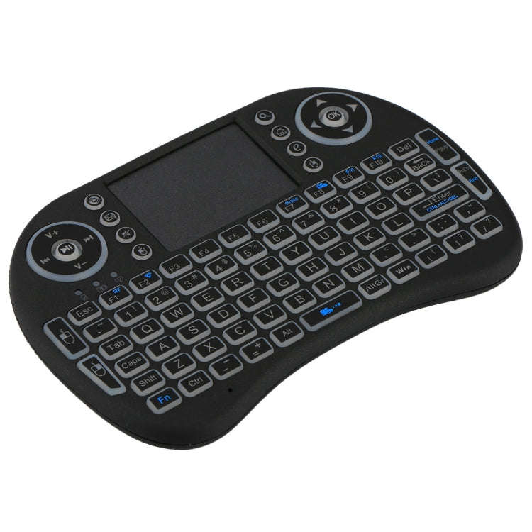2.4GHz Mini i8 Wireless QWERTY Keyboard with Colorful Backlight & Touchpad & Multimedia Control f...