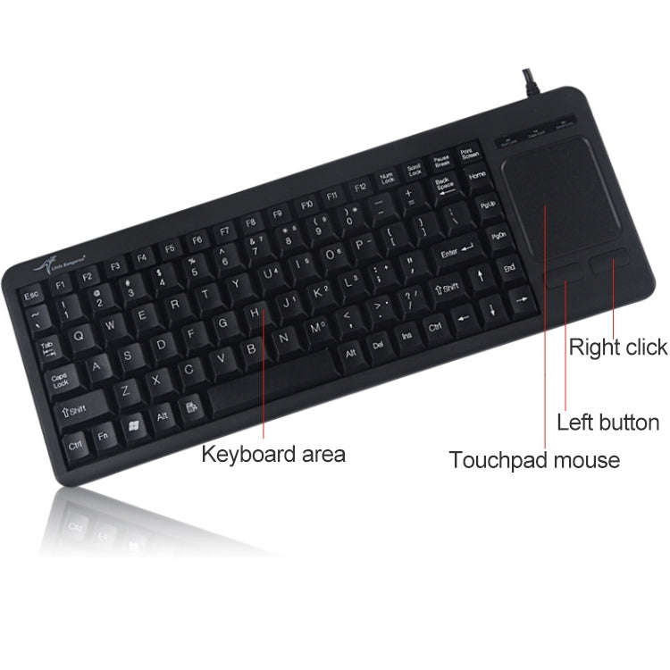 DS-8800 PS / 2 Interface Prevent Water Splashing Laser Engraving Character One-piece Wired Touchp...