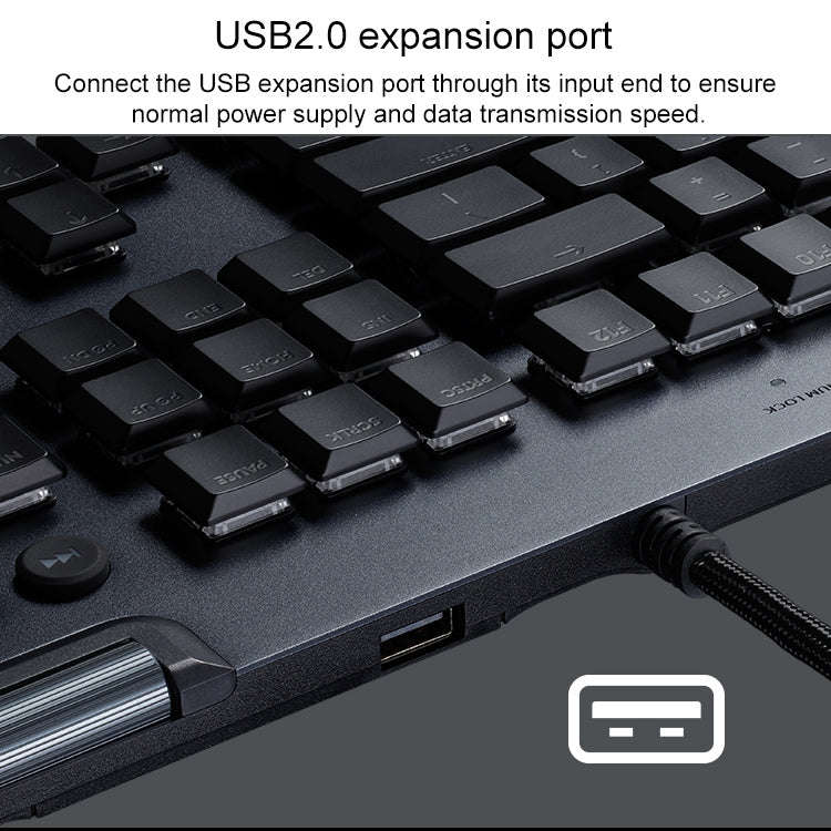 Logitech G813 RGB Mechanical Wired Gaming Keyboard (GL-Linear), Length: 1.8m, G813