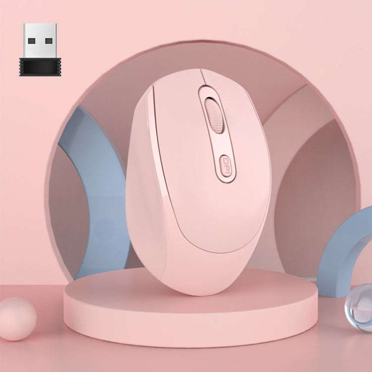 HXSJ M107 4-buttons 1600 DPI Dual Mode 2.4GHz + Bluetooth 5.1 Wireless Rechargeable Mouse, Batter...