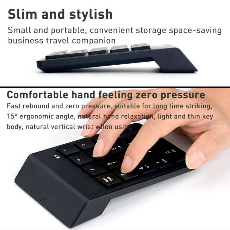 MC Saite 2129RF 18 Keys Wireless 2.4G Numeric Keyboard
