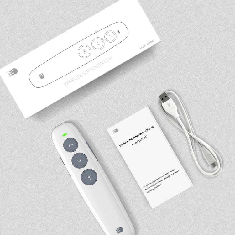 Doosl DSIT007 2.4GHz Rechargeable Powerpoint Presentation Wireless Cliker Remote Control Pen, Con...