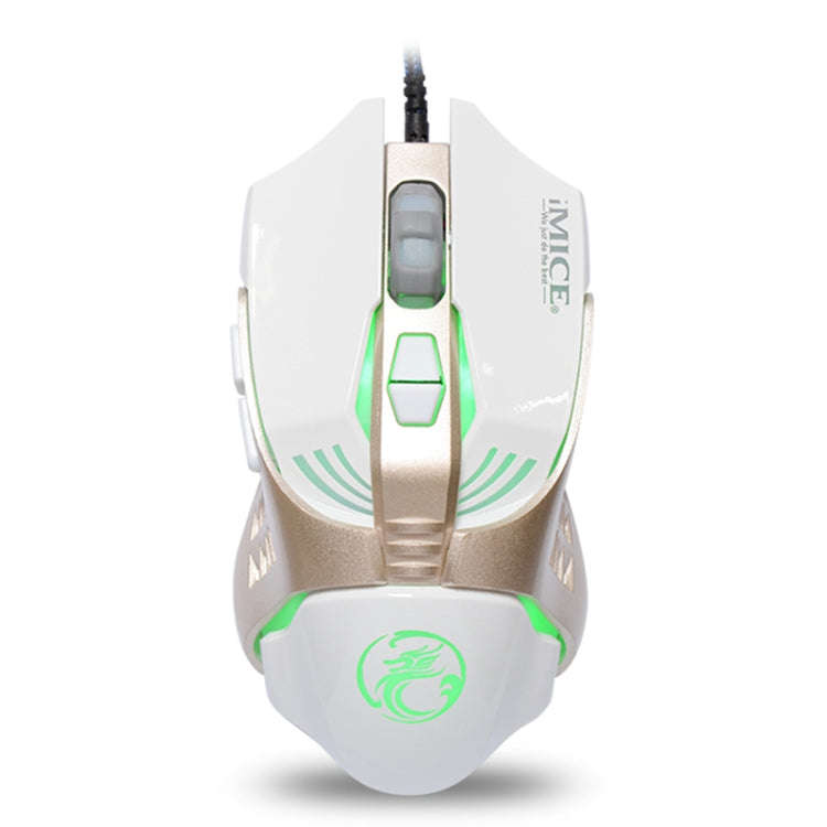 iMICE V5 USB 7 Buttons 4000 DPI Wired Optical Colorful Backlight Gaming Mouse for Computer PC Lap...
