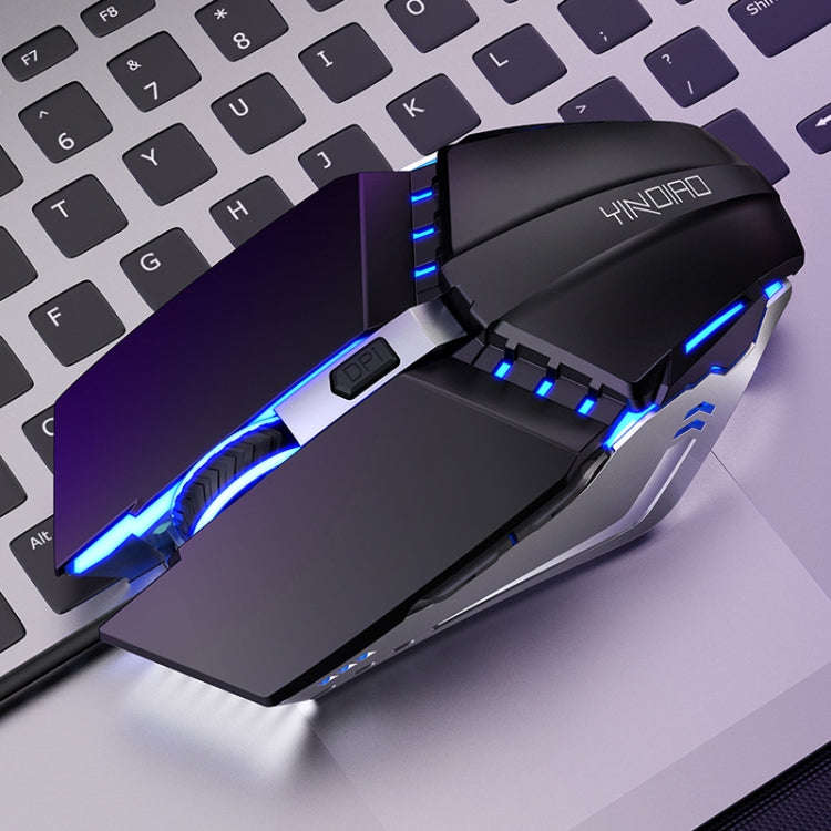 YINDIAO 6 Keys Gaming Office USB Mute Mechanical Wired Mouse, Mute Mouse(Black)