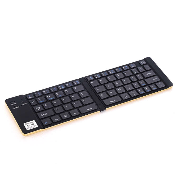 GK228 Ultra-thin Foldable Bluetooth V3.0 Keyboard, Built-in Holder, Support Android / iOS / Windo...