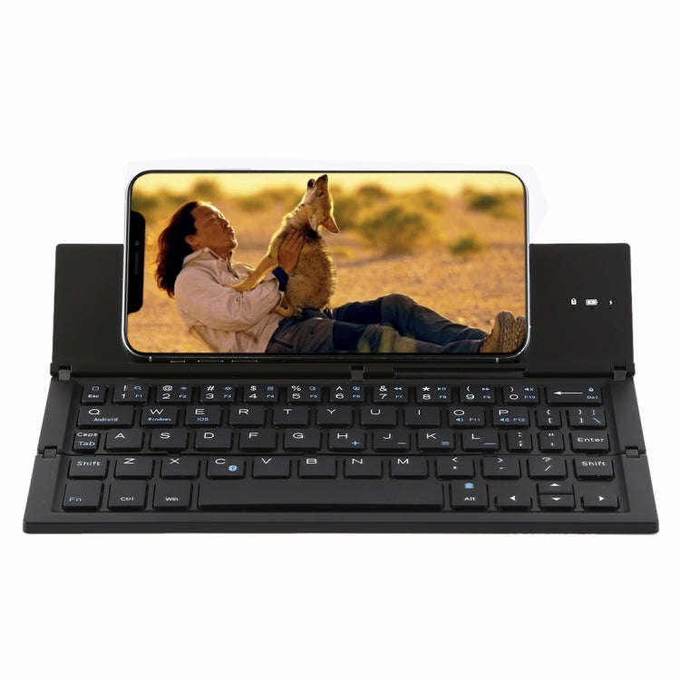 GK608 Ultra-thin Foldable Bluetooth V3.0 Keyboard, Built-in Holder, Support Android / iOS / Windo...