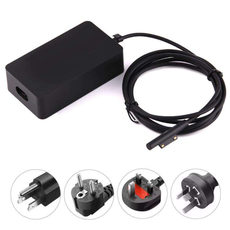 Original 15V 4A AC Adapter Power Supply Charger for Microsoft Surface Book / Pro 4 / Pro 3, 65W 4A