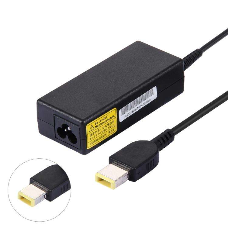 65W 20V 3.25A  Big Square Gen1 Power Adapter Universal Charger for Lenovo Thinkpad with Power Cab...