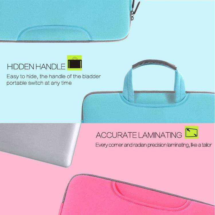12 inch Portable Air Permeable Handheld Sleeve Bag for MacBook, Lenovo and other Laptops, Size:32...