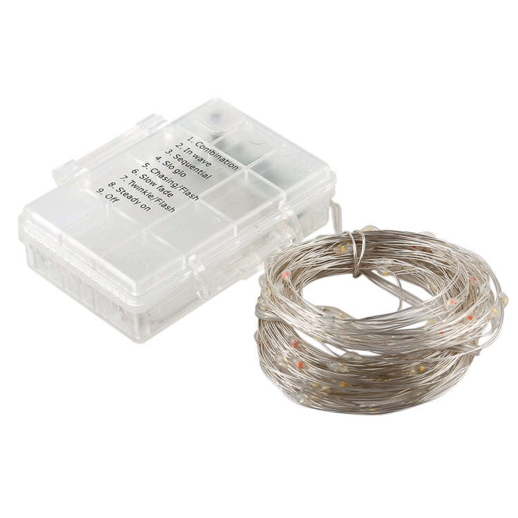 50 LEDs 3 x AA Batteries Box Fairy Lamp Decorative Light with Remote Control, DC 5V, Colorful Lig...