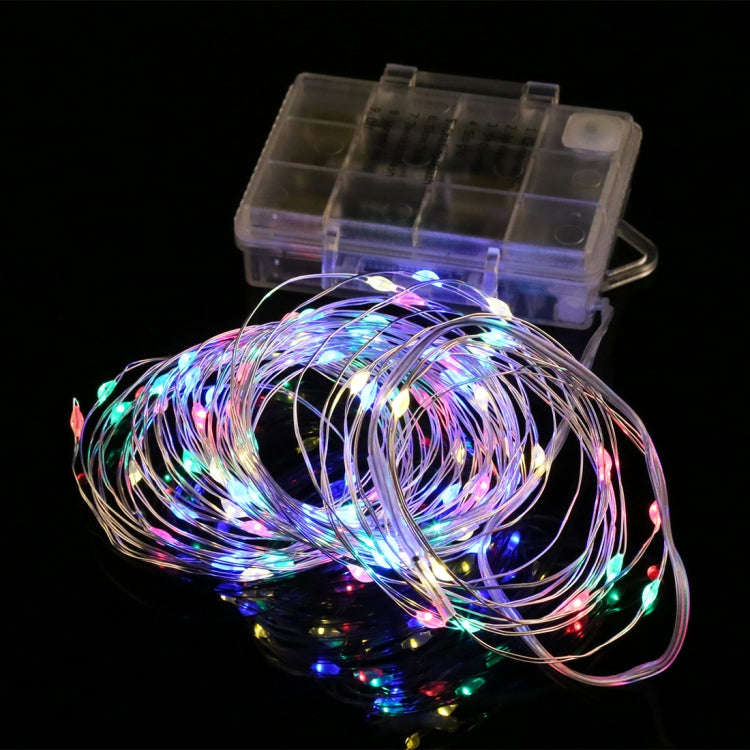 50 LEDs 3 x AA Batteries Box Fairy Lamp Decorative Light with Remote Control, DC 5V, Colorful Lig...