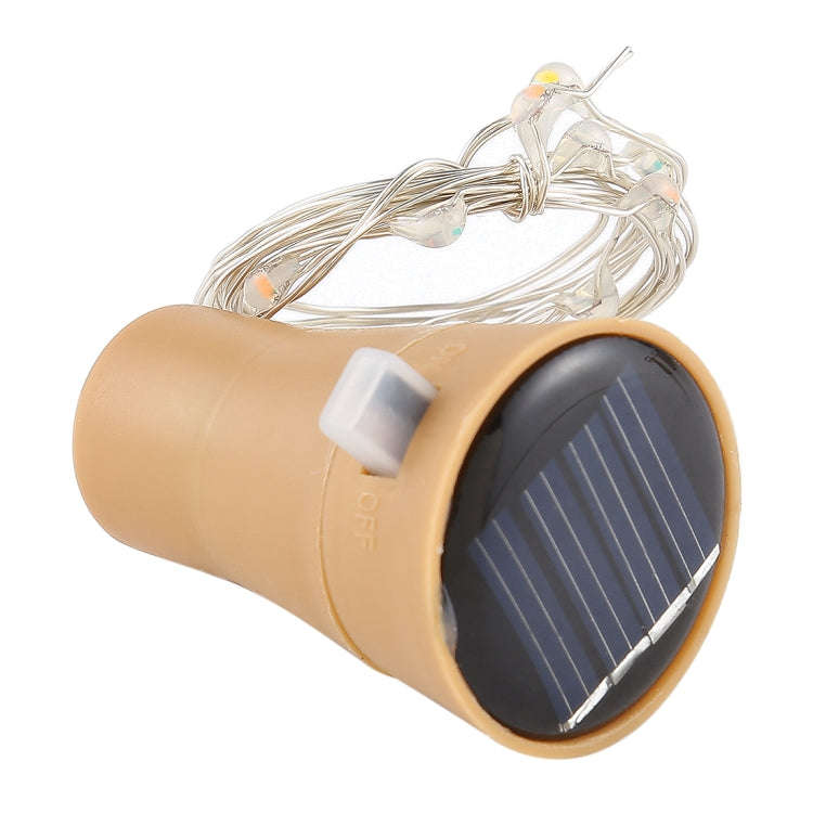1m 10 LEDs SMD 0603 Solar Powered Copper Wire String Light  Fairy Lamp Decorative Light, 1m Color...