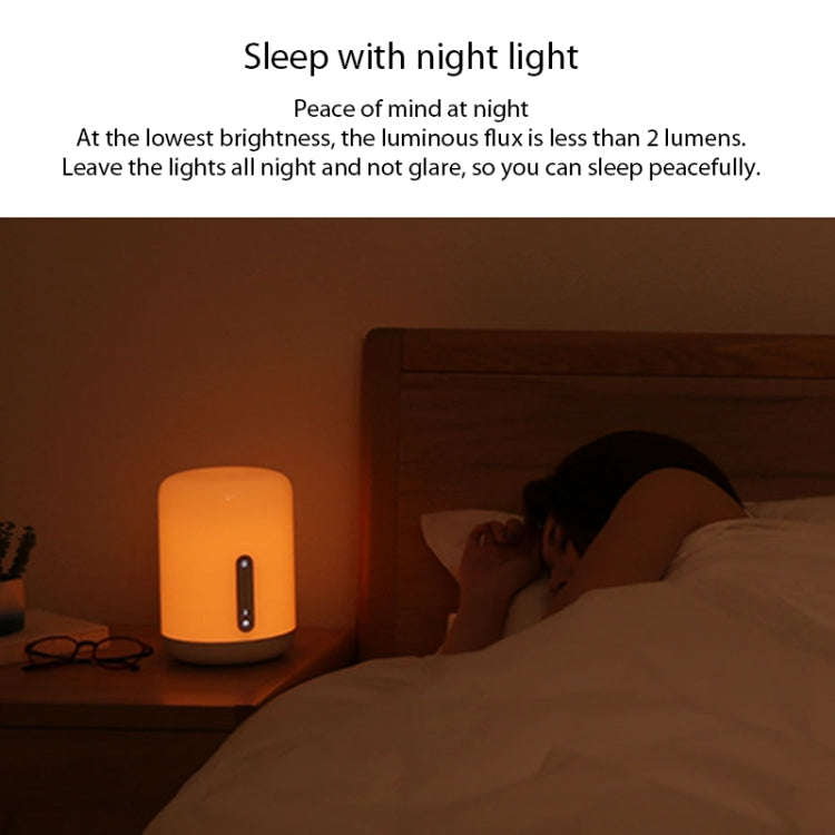 Original Xiaomi Mijia Bedside Lamp 2 LED Night Light Touch & Smart App Control, Bedside Lamp