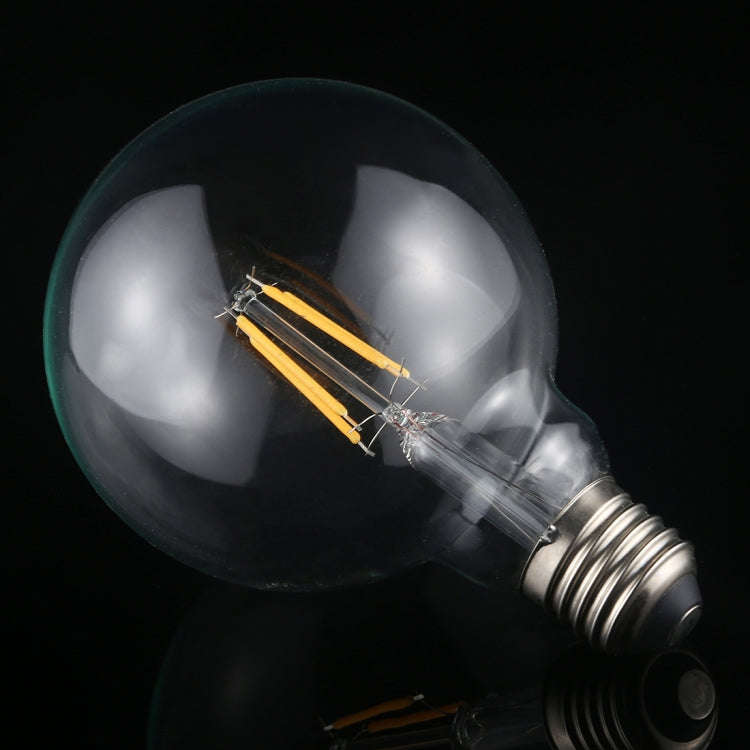 G95 E27 4W 4 LEDs 450 LM 3000K Retro Dimming LED Filament Light Bulb Energy Saving Light, AC 220V...