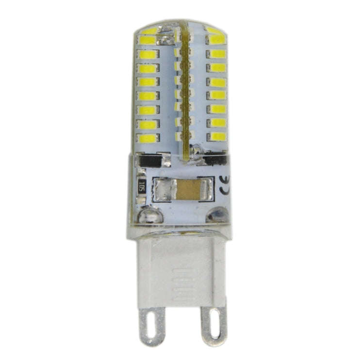 G9 4W 210LM  64 LED SMD 3014 Silicone Corn Light Bulb, AC 110V, AC 110V